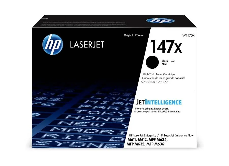 Картридж HP 147X для LJ M611/M612/M634/M635/M636, черный (25 200 стр.) (W1470X) Картридж HP 147X для LJ M611/M612/M634/M635/M636, черный (25 200 стр.) (W1470X)