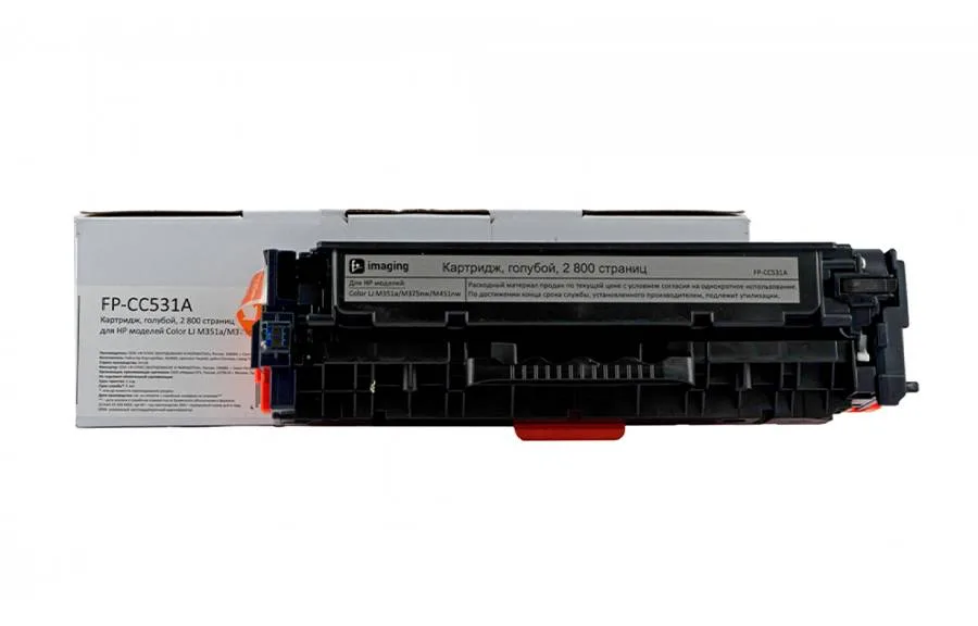 Картридж F+ Imaging FP-CC531A, голубой, 2800 стр. в Москве Картридж F+ Imaging FP-CC531A, голубой, 2800 стр. в Москве