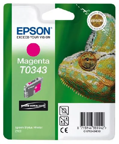 Картридж с пурпурными чернилами Epson T0343 для SP2100 (C13T03434010) в Москве Картридж с пурпурными чернилами Epson T0343 для SP2100 (C13T03434010) в Москве