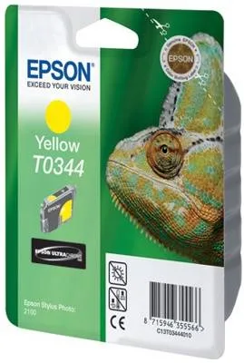 Картридж с желтыми чернилами Epson T0344 для SP2100 (C13T03444010) Картридж с желтыми чернилами Epson T0344 для SP2100 (C13T03444010)