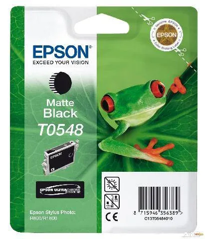Картридж с черными матовыми чернилами Epson T0548 (C13T05484010) Картридж с черными матовыми чернилами Epson T0548 (C13T05484010)
