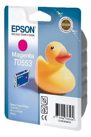 Картридж с пурпурными чернилами Epson T0553 для RX240, RX420 (C13T05534010) в Москве Картридж с пурпурными чернилами Epson T0553 для RX240, RX420 (C13T05534010) в Москве