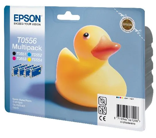 Набор цветных картриджей Epson T0556 для RX520, R240 (C13T05564010) в Москве Набор цветных картриджей Epson T0556 для RX520, R240 (C13T05564010) в Москве