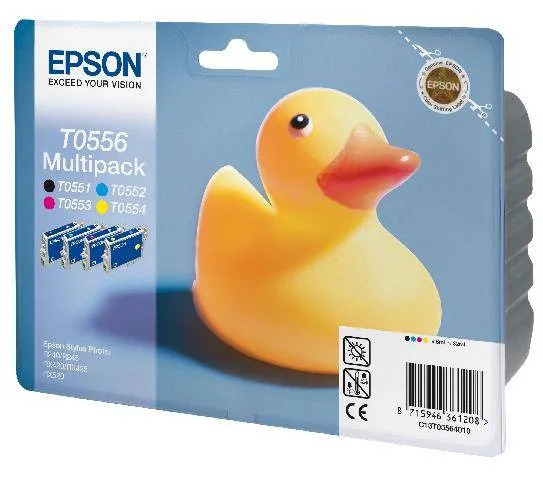 Набор цветных картриджей Epson T0556 для RX520, R240 (C13T05564010)