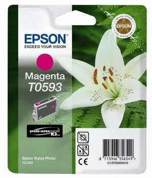 Картридж с пурпурными чернилами Epson T0593 (C13T05934010) в Москве Картридж с пурпурными чернилами Epson T0593 (C13T05934010) в Москве
