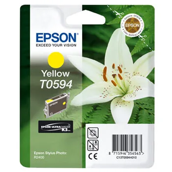 Картридж с желтыми чернилами Epson T0594 (C13T05944010) в Москве Картридж с желтыми чернилами Epson T0594 (C13T05944010) в Москве