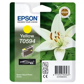 Картридж с желтыми чернилами Epson T0594 (C13T05944010) Картридж с желтыми чернилами Epson T0594 (C13T05944010)