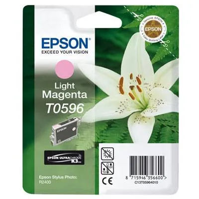 Картридж со светло-пурпурными чернилами Epson T0596 (C13T05964010) Картридж со светло-пурпурными чернилами Epson T0596 (C13T05964010)