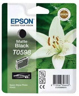 Картридж с черными матовыми чернилами Epson T0598 (C13T05984010) Картридж с черными матовыми чернилами Epson T0598 (C13T05984010)
