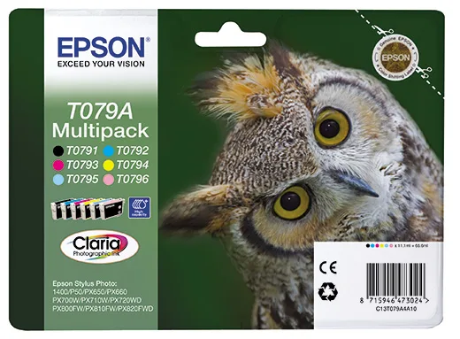 Набор цветных картриджей Epson T079A (C13T079A4A10) в Москве Набор цветных картриджей Epson T079A (C13T079A4A10) в Москве