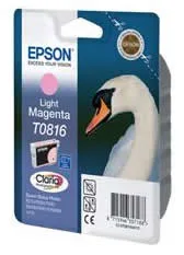 Картридж со светло-пурпурными чернилами повышенной емкости Epson T0816 (C13T11164A10) в Москве Картридж со светло-пурпурными чернилами повышенной емкости Epson T0816 (C13T11164A10) в Москве