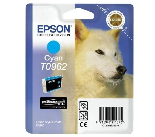 Картридж с голубыми чернилами Epson T0962 (C13T09624010) в Москве Картридж с голубыми чернилами Epson T0962 (C13T09624010) в Москве