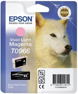 Картридж со светло-пурпурными чернилами Epson T0966 (C13T09664010) в Москве Картридж со светло-пурпурными чернилами Epson T0966 (C13T09664010) в Москве