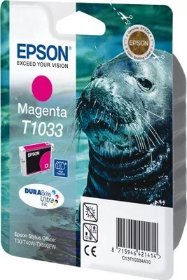 Картридж экстраповышенной емкости с пурпурными чернилами Epson T1033 (C13T10334A10)