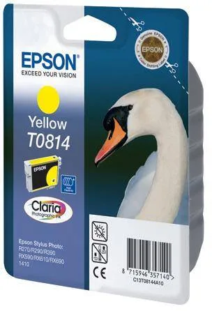 Картридж с желтыми чернилами повышенной емкости Epson T0814 (C13T11144A10) Картридж с желтыми чернилами повышенной емкости Epson T0814 (C13T11144A10)