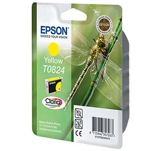 Картридж с желтыми чернилами Epson T0824 (C13T11244A10) в Москве Картридж с желтыми чернилами Epson T0824 (C13T11244A10) в Москве