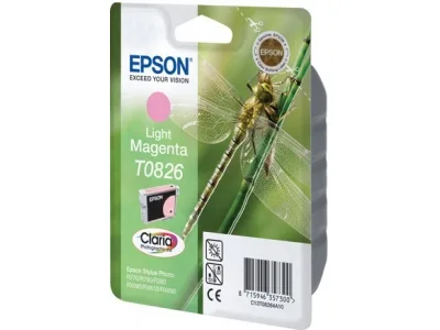 Картридж со светло-пурпурными чернилами Epson T0826 (C13T11264A10) в Москве Картридж со светло-пурпурными чернилами Epson T0826 (C13T11264A10) в Москве