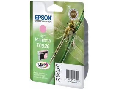 Картридж со светло-пурпурными чернилами Epson T0826 (C13T11264A10) Картридж со светло-пурпурными чернилами Epson T0826 (C13T11264A10)