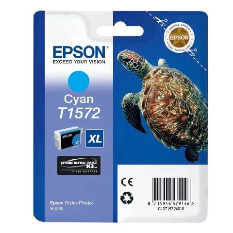 Картридж с голубыми чернилами Epson T1572 (C13T15724010) в Москве Картридж с голубыми чернилами Epson T1572 (C13T15724010) в Москве