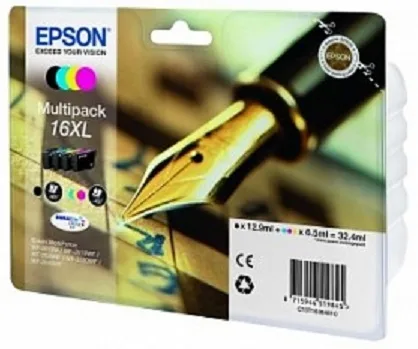 Набор цветных картриджей повышенной емкости Epson 16XL (C13T16364010) в Москве Набор цветных картриджей повышенной емкости Epson 16XL (C13T16364010) в Москве