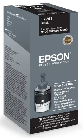 Контейнер с черными чернилами Epson T7741 для M100, M200, M105 (C13T77414A) в Москве Контейнер с черными чернилами Epson T7741 для M100, M200, M105 (C13T77414A) в Москве