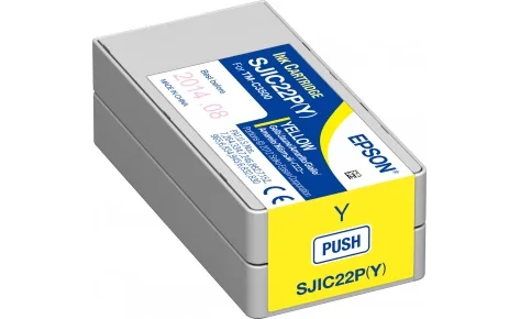 Картридж с желтыми чернилами Epson SJIC22P(Y) (C33S020604) в Москве Картридж с желтыми чернилами Epson SJIC22P(Y) (C33S020604) в Москве