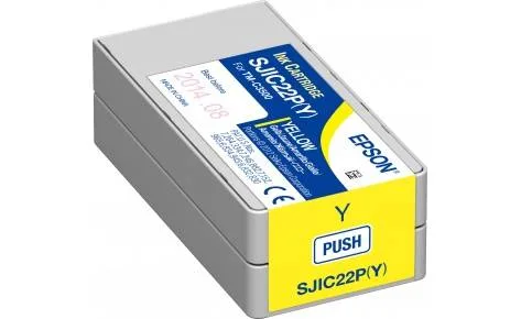 Картридж с желтыми чернилами Epson SJIC22P(Y) (C33S020604)