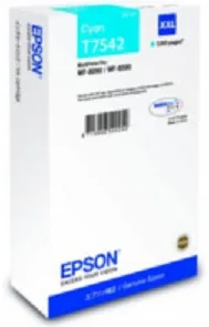 Картридж экстраповышенной емкости с голубыми чернилами Epson T7542 для WF-8090, 8590 (C13T754240) в Москве Картридж экстраповышенной емкости с голубыми чернилами Epson T7542 для WF-8090, 8590 (C13T754240) в Москве