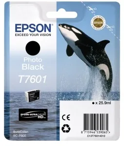Контейнер с черными чернилами Epson T7601 для SC-P600 (C13T76014010) в Москве Контейнер с черными чернилами Epson T7601 для SC-P600 (C13T76014010) в Москве