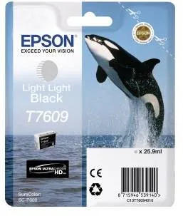 Контейнер с светло-серыми чернилами Epson T7609 для SC-P600 (C13T76094010)