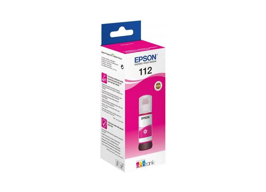 Чернила пурпурные пигментные Epson для L151xx, 6000 стр. (C13T06C34A) Чернила пурпурные пигментные Epson для L151xx, 6000 стр. (C13T06C34A)