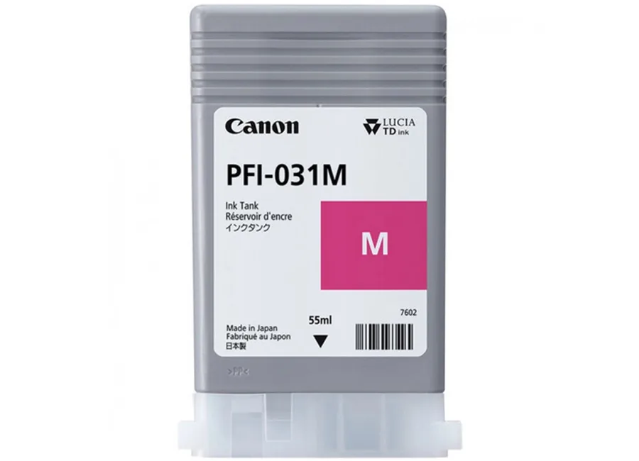 Чернила пигментные CANON Pigment Ink PFI-031 (Magenta) Пурпурный, 55 мл., (6265C001AA) в Москве Чернила пигментные CANON Pigment Ink PFI-031 (Magenta) Пурпурный, 55 мл., (6265C001AA) в Москве