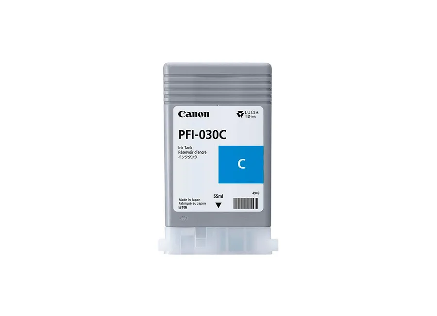 Чернила пигментные CANON Pigment Ink PFI-030 (Cyan) Голубой, 55 мл., (3490C001AA) в Москве Чернила пигментные CANON Pigment Ink PFI-030 (Cyan) Голубой, 55 мл., (3490C001AA) в Москве