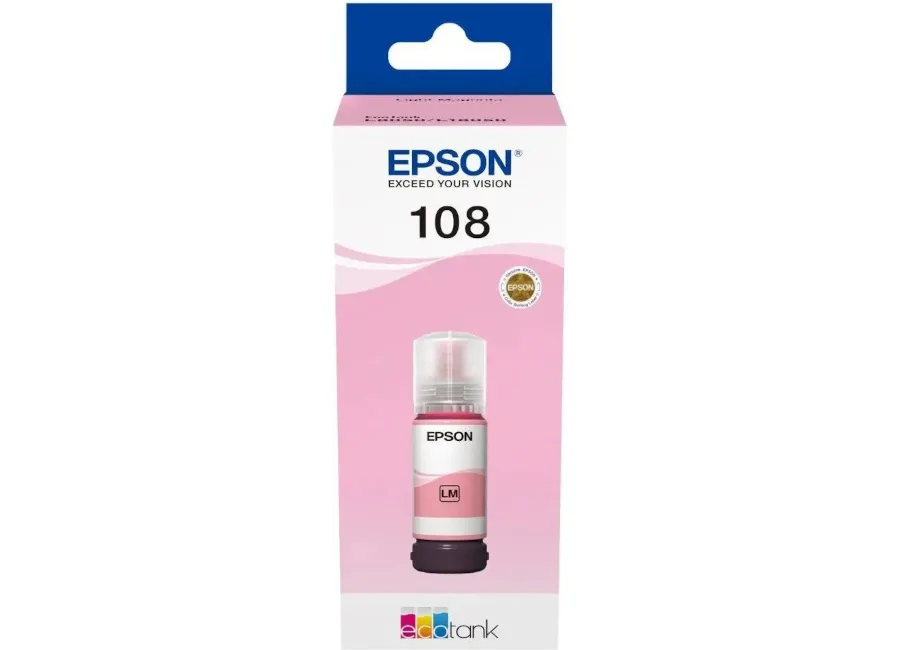 Картридж Epson 108 светло-пурпурный (C13T09C64A)