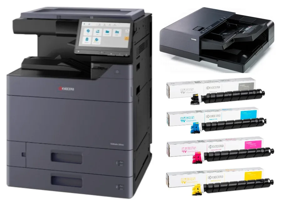 МФУ Kyocera TASKalfa 2554ci в комплекте с автоподатчиком DP-7150 и тонерами в Москве МФУ Kyocera TASKalfa 2554ci в комплекте с автоподатчиком DP-7150 и тонерами в Москве