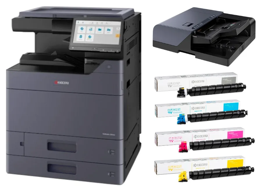 МФУ Kyocera TASKalfa 2554ci в комплекте с автоподатчиком DP-7140 и тонерами в Москве МФУ Kyocera TASKalfa 2554ci в комплекте с автоподатчиком DP-7140 и тонерами в Москве