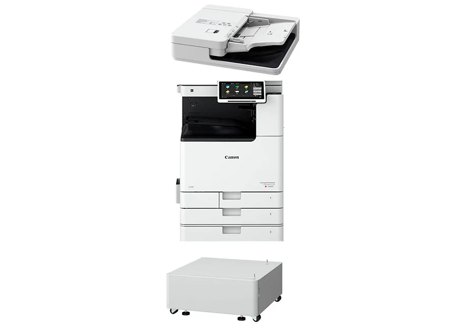 МФУ CANON imageRUNNER ADVANCE DX C3835i в комплекте с реверсивным автоподатчиком DADF-BA1 и тумбой Plain Pedestal Type-S3