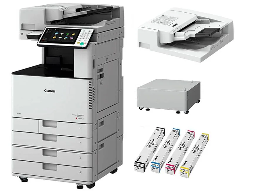 МФУ CANON imageRUNNER ADVANCE DX C3822i MFP с автоподатчиком, тумбой и тонерами МФУ CANON imageRUNNER ADVANCE DX C3822i MFP с автоподатчиком, тумбой и тонерами