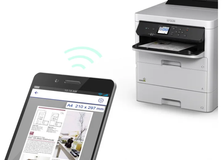 Принтер Epson WorkForce Pro WF-C529RDW + extra tray (C11CG79401BU) в Москве Принтер Epson WorkForce Pro WF-C529RDW + extra tray (C11CG79401BU) в Москве