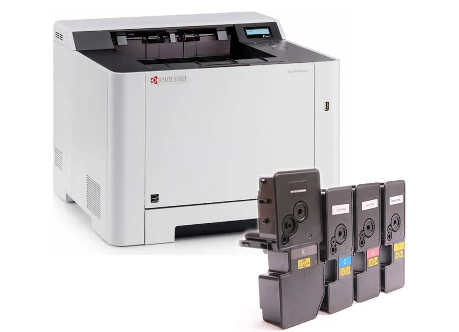 Принтер Kyocera Ecosys P5021cdn с набором картриджей TK-5220C/M/Y/K Принтер Kyocera Ecosys P5021cdn с набором картриджей TK-5220C/M/Y/K