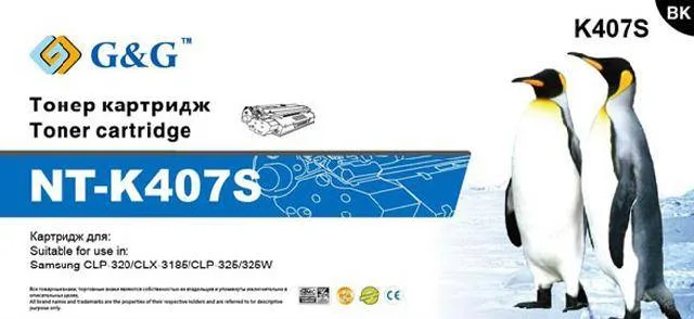 Тонер-картридж G&G NT-K407S Тонер-картридж G&G NT-K407S