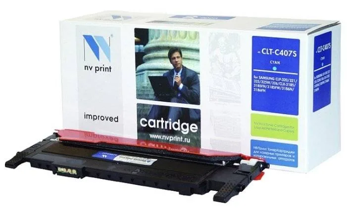 Картридж NV Print CLT-C407S в Москве Картридж NV Print CLT-C407S в Москве