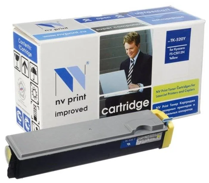 Картридж NV Print TK-520Y в Москве Картридж NV Print TK-520Y в Москве