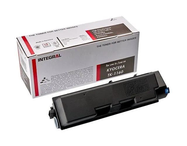 Тонер-картридж Integral TK-1160 с чипом для Kyocera