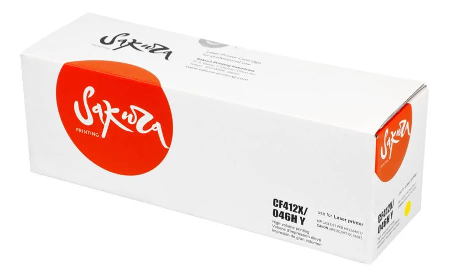 Картридж Sakura CF412X/046HY в Москве Картридж Sakura CF412X/046HY в Москве