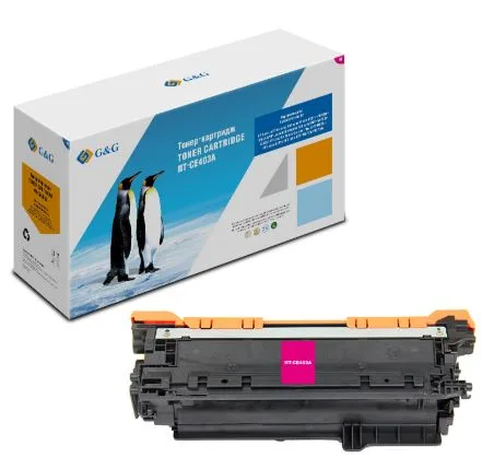Cartridge G&G 507A для HP CLJ M551/M575/M570; CANON LBP7780, с чипом (6 000), пурпурный (аналог CE403A) в Москве Cartridge G&G 507A для HP CLJ M551/M575/M570; CANON LBP7780, с чипом (6 000), пурпурный (аналог CE403A) в Москве