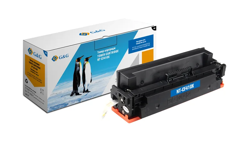 Cartridge G&G 410A для HP CLJ M377/M452/M477, с чипом (6500стр.), черный (аналог CF410X) в Москве Cartridge G&G 410A для HP CLJ M377/M452/M477, с чипом (6500стр.), черный (аналог CF410X) в Москве