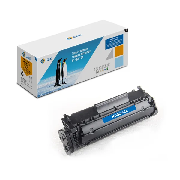 Cartridge G&G 12A для HP LJ 1010/12/15/18/20/22/ 3015/20/30/50/52/55/M1005/M1300/1319; CANON LBP 2900/3000/L120/L90 (аналог Q2612A)