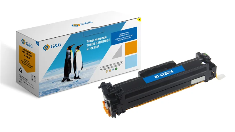 Cartridge G&G 312A для HP CLJ Pro M476dn MFP/M476dw MFP/M476nw MFP, с чипом (2 700), желтый (аналог CF382A) в Москве Cartridge G&G 312A для HP CLJ Pro M476dn MFP/M476dw MFP/M476nw MFP, с чипом (2 700), желтый (аналог CF382A) в Москве