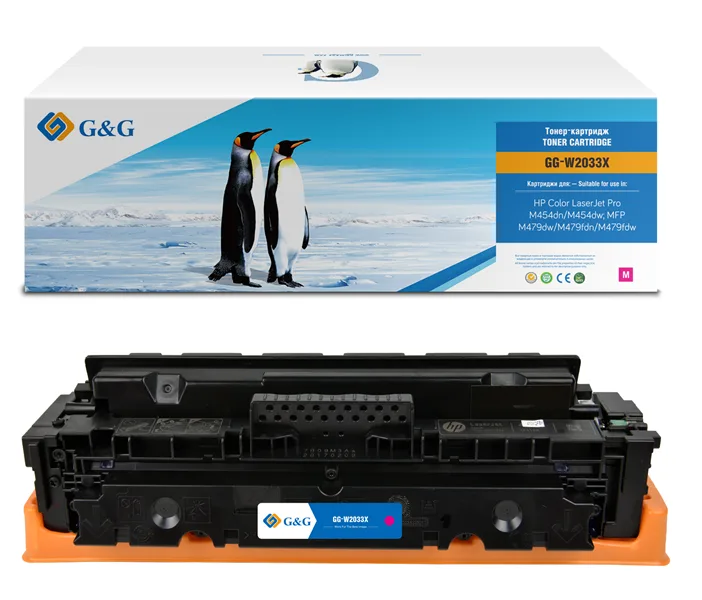 Cartridge G&G 415X для HP CLJ M454/M479, с чипом (6 000стр.), пурпурный (аналог W2033X) в Москве Cartridge G&G 415X для HP CLJ M454/M479, с чипом (6 000стр.), пурпурный (аналог W2033X) в Москве